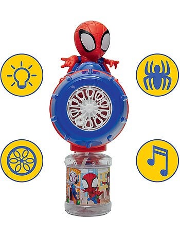 Pistolet à bulles spidey avec effets lumineux et sonores