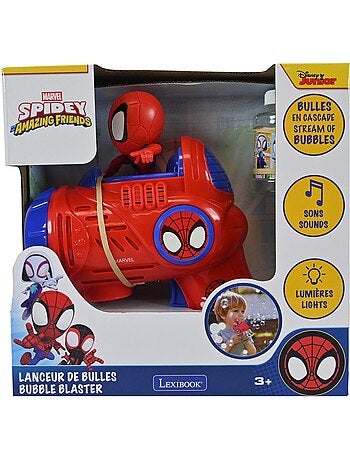 Pistolet à bulles spidey avec effets lumineux et sonores