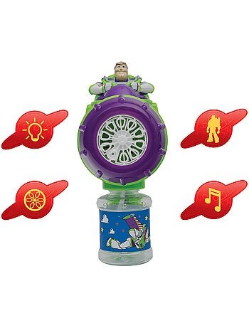 Pistolet à bulles toy story avec effets lumineux et sonores