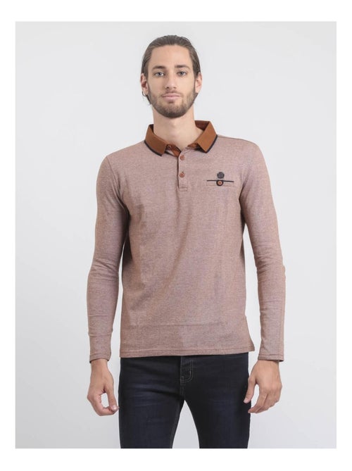PIWANGA poloshirt met lange mouwen van puur katoen - Kiabi