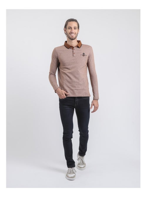 PIWANGA poloshirt met lange mouwen van puur katoen - Kiabi