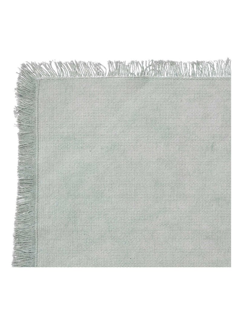 Placemat met franje Groen - Kiabi