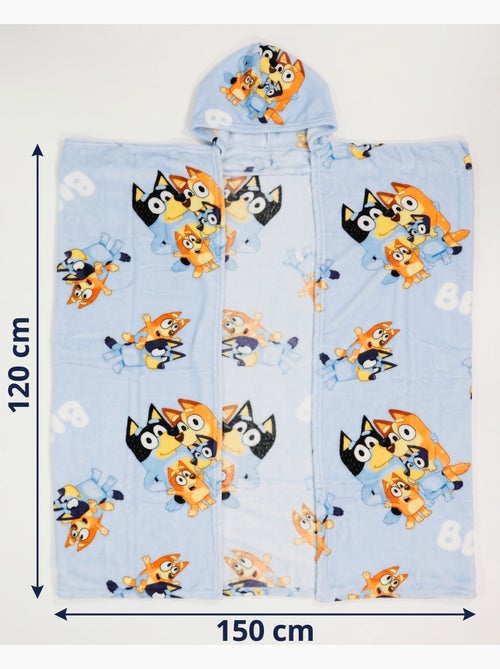 Plaid à Capuche Flanelle Bluey & Bingo 120x150cm – All-Over – 100% Polyester – Licence Officielle - Kiabi Plaid à Capuche Flanelle Bluey & Bingo 120x150cm – All-Over – 100% Polyester – Licence Officielle - Kiabi