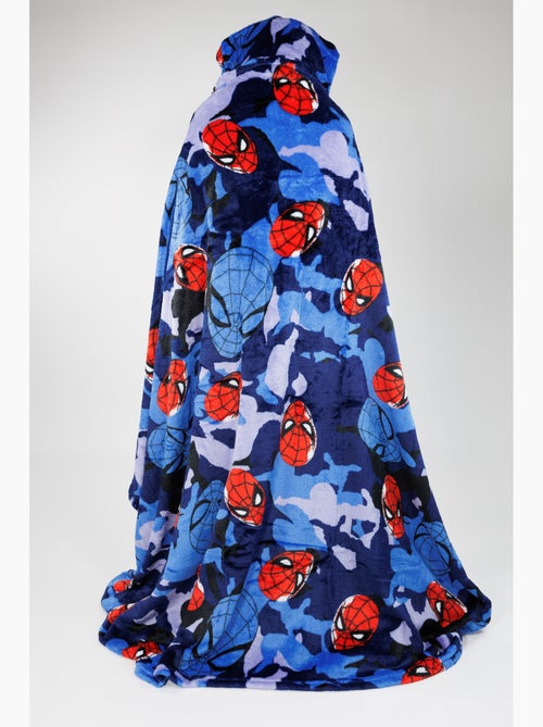Plaid à Capuche Flanelle Spider-Man Marvel 120x150cm – All-Over Camo – Licence Officielle Marvel - Kiabi