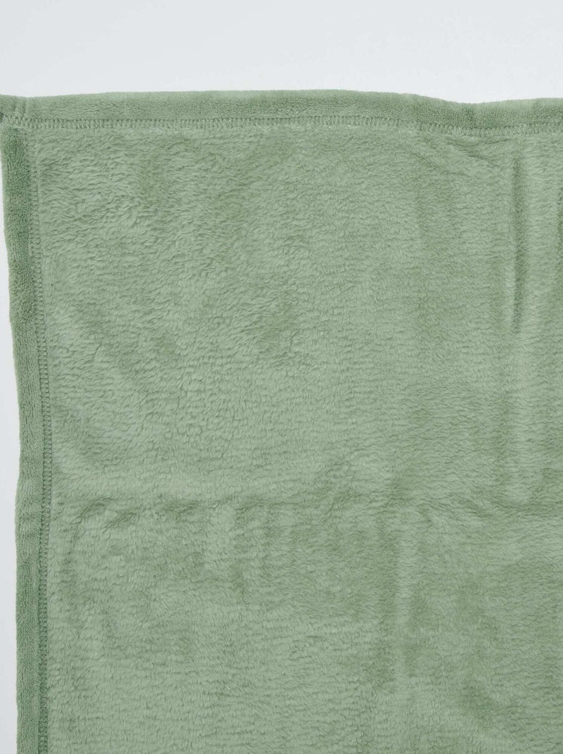 Plaid bébé polaire Vert - Kiabi