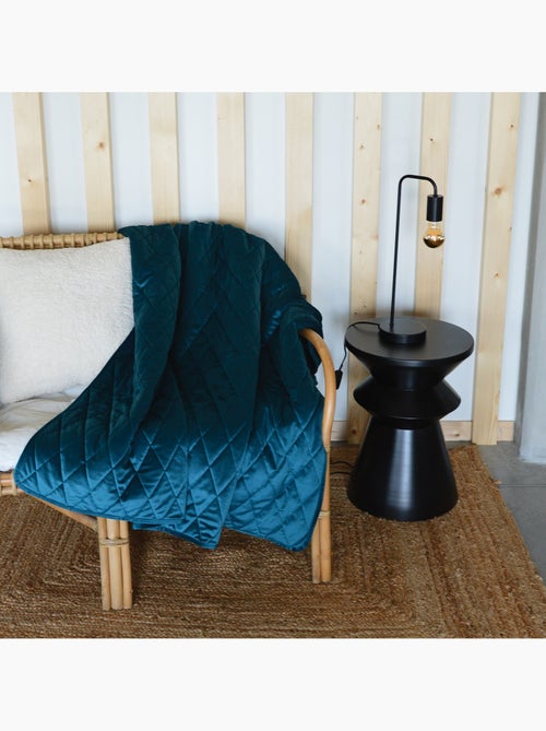 Plaid canapé en velours matelassé - Kiabi Plaid canapé en velours matelassé - Kiabi