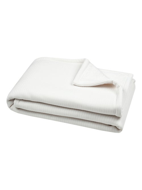 Plaid côtelé ultra doux - Kiabi Plaid côtelé ultra doux - Kiabi