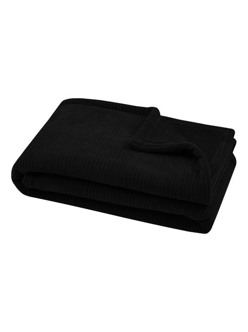 Plaid côtelé ultra doux - Kiabi Plaid côtelé ultra doux - Kiabi