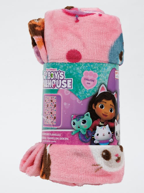 Plaid en flanelle 'Gabby et la maison magique' - Kiabi