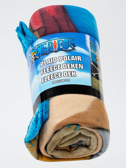 Plaid en micro polaire 'One piece' - Kiabi