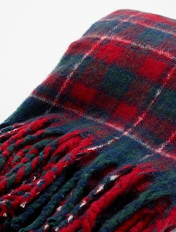 Plaid en polaire imprimé tartan - KIABI Home