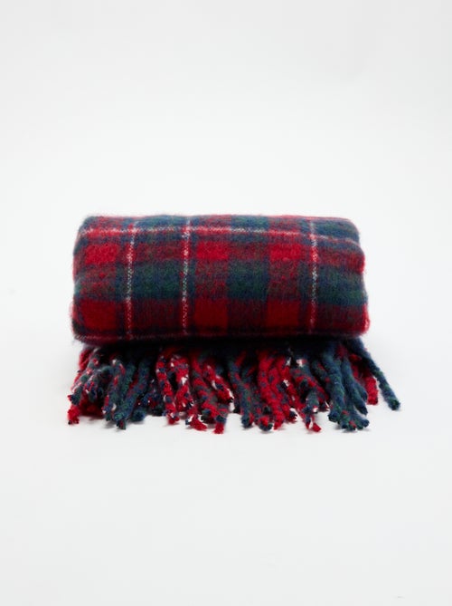 Plaid en polaire imprimé tartan - KIABI Home - Kiabi