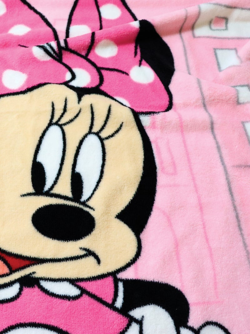 Plaid en polaire 'Minnie' Rose - Kiabi