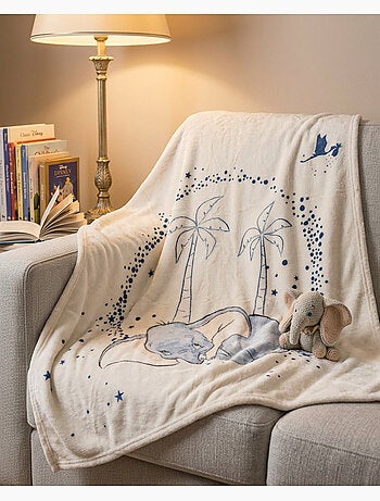 Plaid Flanelle Enfant Dumbo Disney 110x150 cm