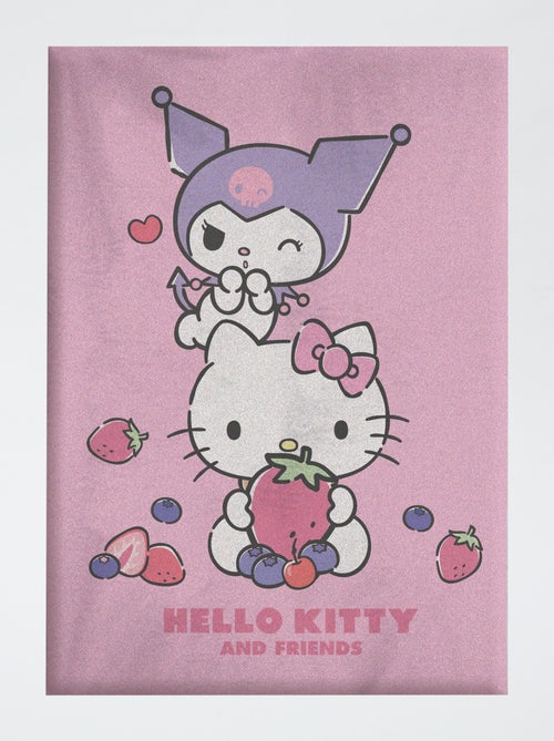 Plaid 'Hello Kitty' 100 x 140 cm - Kiabi