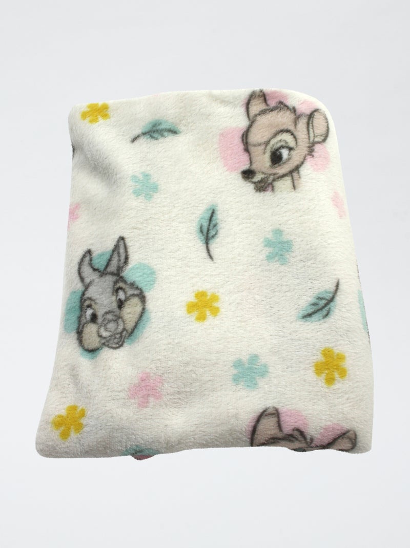 Plaid met Bambi-motiefje Biege - Kiabi