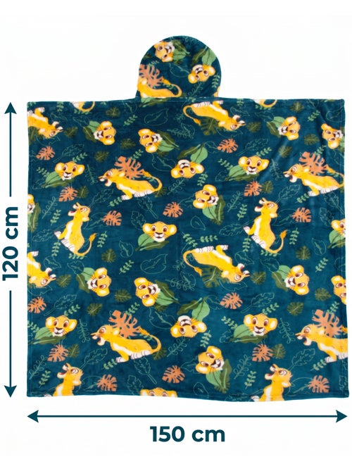 Plaid met Capuchon Flanel De Leeuwenkoning Simba 120x150cm – Zacht en Warm – Officiële Disney Licent - Kiabi Plaid met Capuchon Flanel De Leeuwenkoning Simba 120x150cm – Zacht en Warm – Officiële Disney Licent - Kiabi