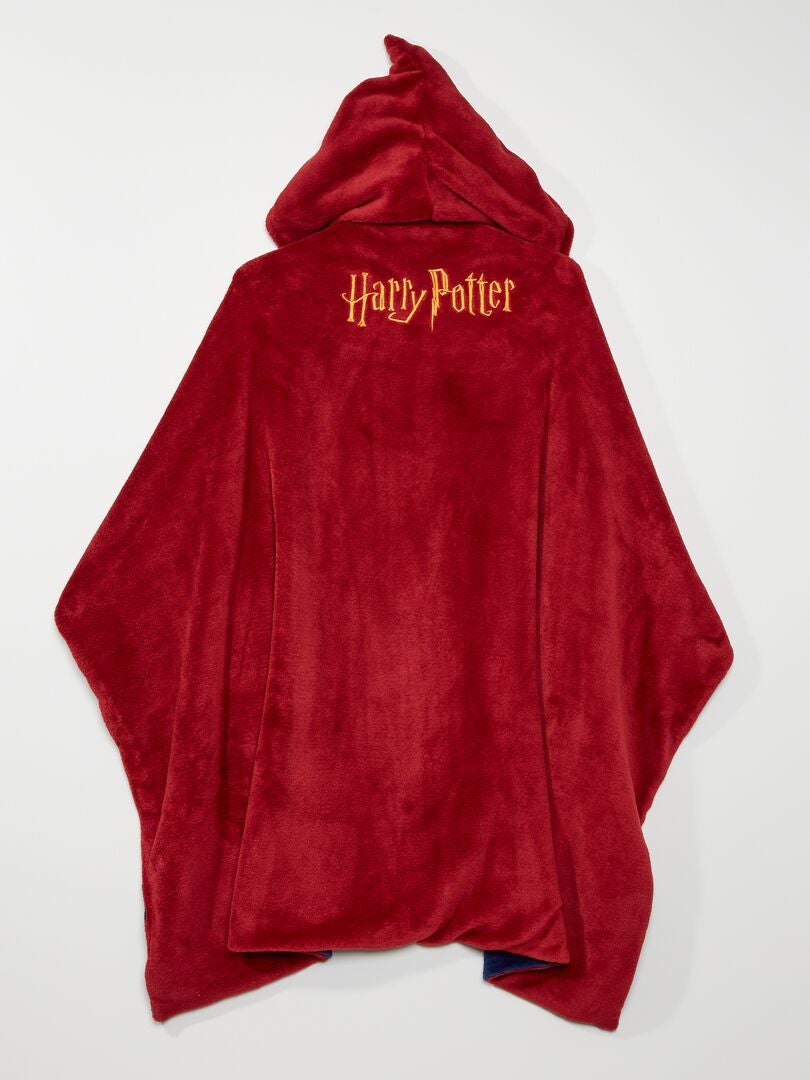 Plaid Hedwige 2-en-1 Harry Potter Avec Coussin - Doux Et Moelleux, Rangement Dans Coussin Chouette