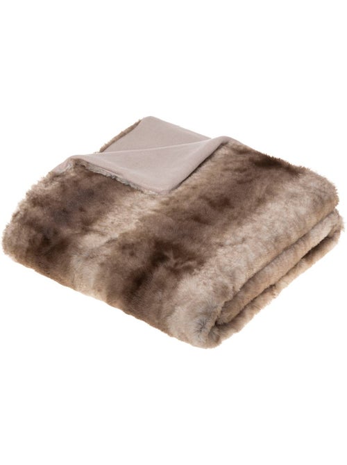Plaid moelleux grizzli - Kiabi