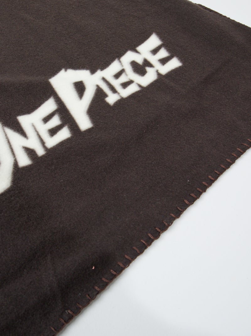 Plaid 'One Piece' noir - Kiabi