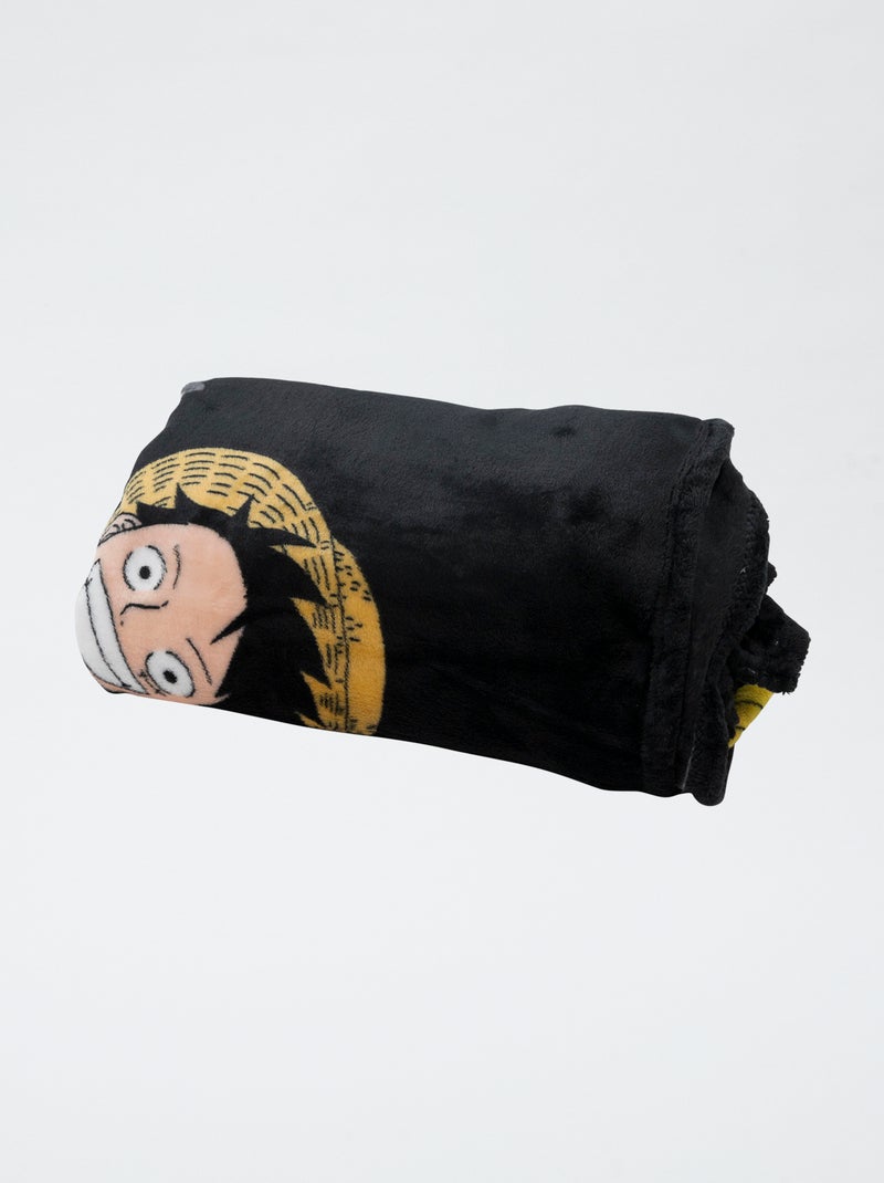Plaid 'One Piece' Zwart - Kiabi