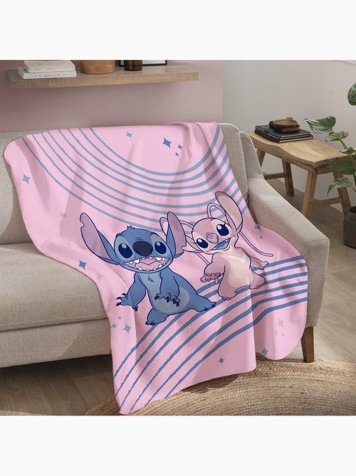 Plaid polaire imprimé, disney home stitch wavy - Kiabi Plaid polaire imprimé, disney home stitch wavy - Kiabi