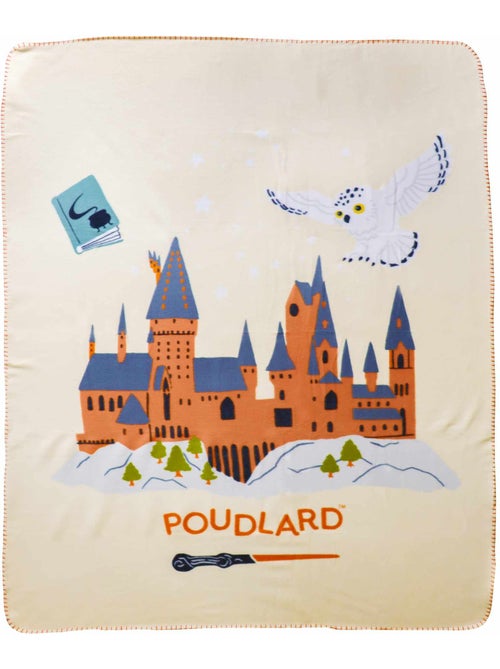 Plaid polaire imprimé, harry potter hedwige school - Kiabi