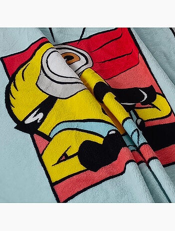 Plaid polaire imprimé, les minions oups