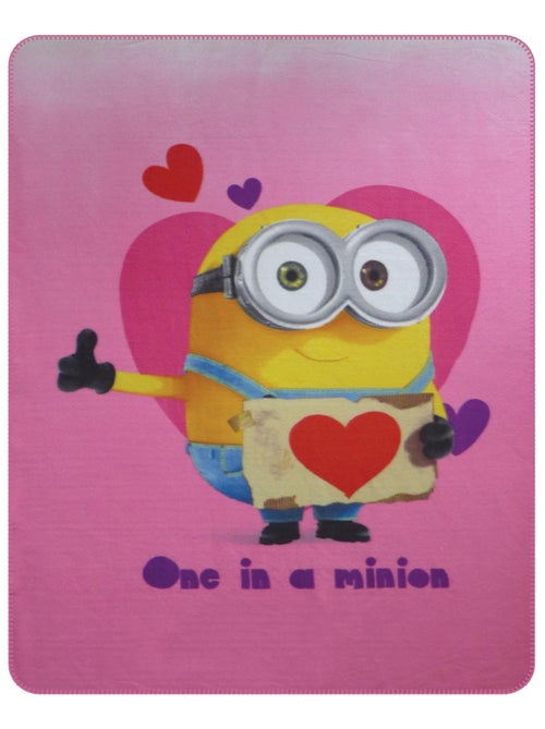 Plaid polaire imprimé, les minions the one - Kiabi Plaid polaire imprimé, les minions the one - Kiabi