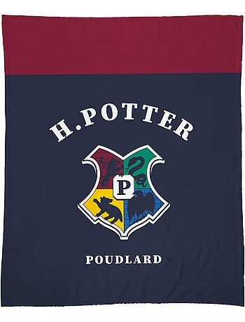 Plaid polaire imprimé toucher doux, harry potter stripe