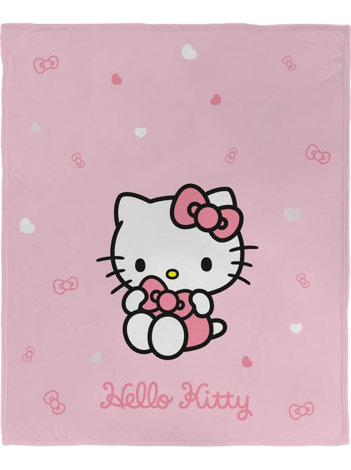 Plaid polaire imprimé toucher doux, hello kitty cute - Kiabi Plaid polaire imprimé toucher doux, hello kitty cute - Kiabi