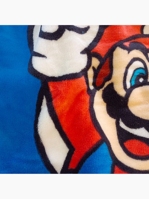 Plaid polaire imprimé toucher doux, super mario players - Kiabi