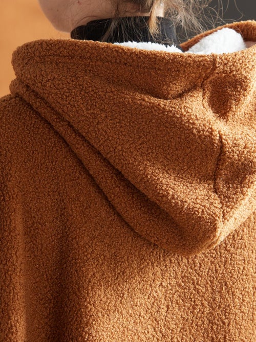 Plaid poncho - Kiabi