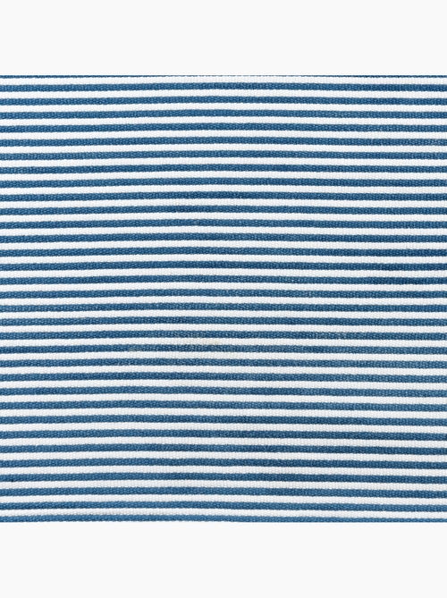 Plaid rayé à pompons - Kiabi
