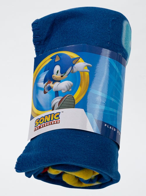 Plaid 'Sonic' en polaire - Kiabi