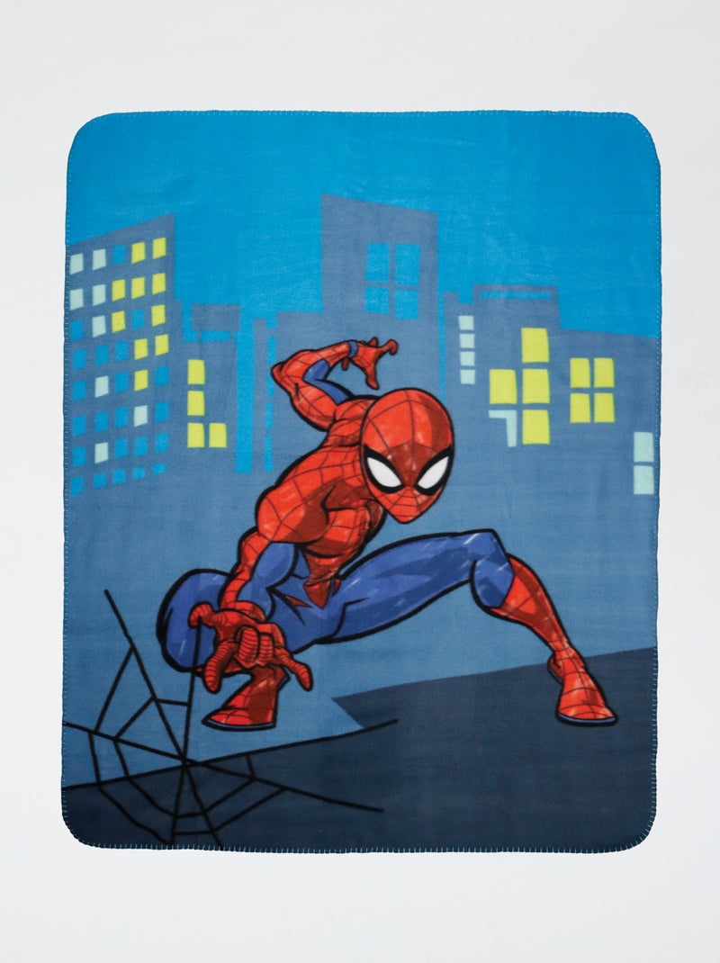 Plaid 'Spider-man' Bleu - Kiabi
