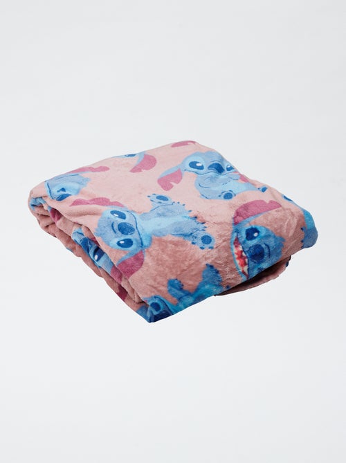 Plaid 'Stitch' en polaire - Kiabi