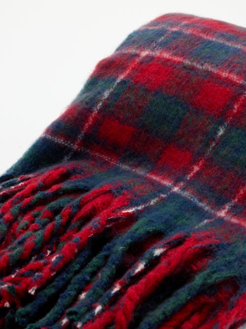Plaid van fleece met tartanprint - KIABI Home - Kiabi Plaid van fleece met tartanprint - KIABI Home - Kiabi
