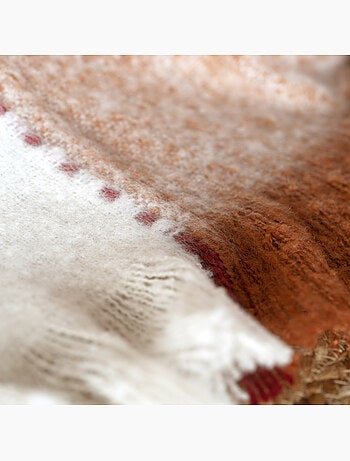 Plaid van mohair