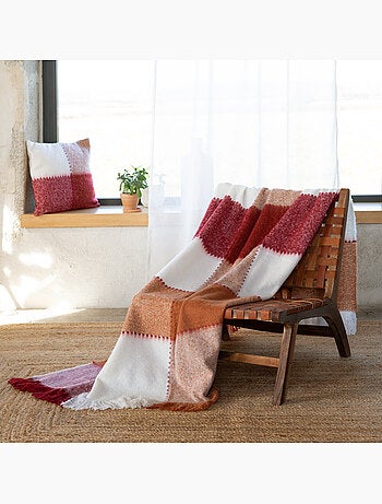 Plaid van mohair