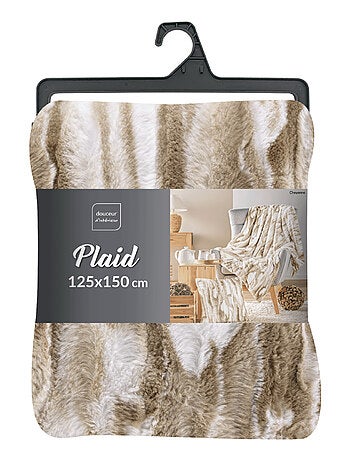 Plaid van polyester cheyenne douceur d'intérieur