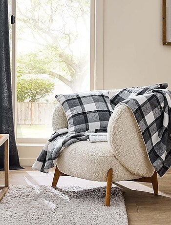Plaid van polyester ecossais douceur d'intérieur
