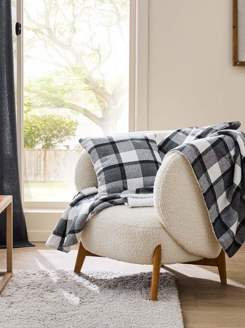 Plaid van Polyester ECOSSAIS Douceur d'Intérieur - Kiabi
