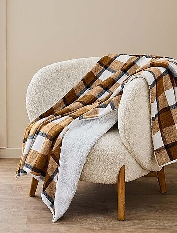 Plaid van polyester ecossais douceur d'intérieur