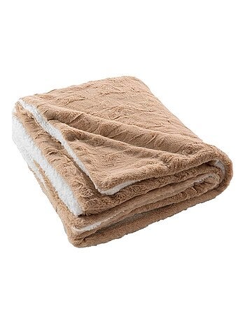 Plaid van polyester foxy douceur d'intérieur