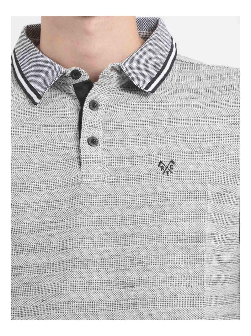 Plamoto polo shirt met lange mouwen van puur katoen Ecru - Kiabi