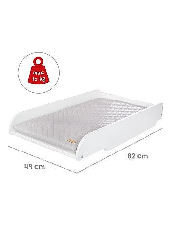 Plan à langer à poser sur lit bébé + matelas déperlant - ROBA 'roba Style'