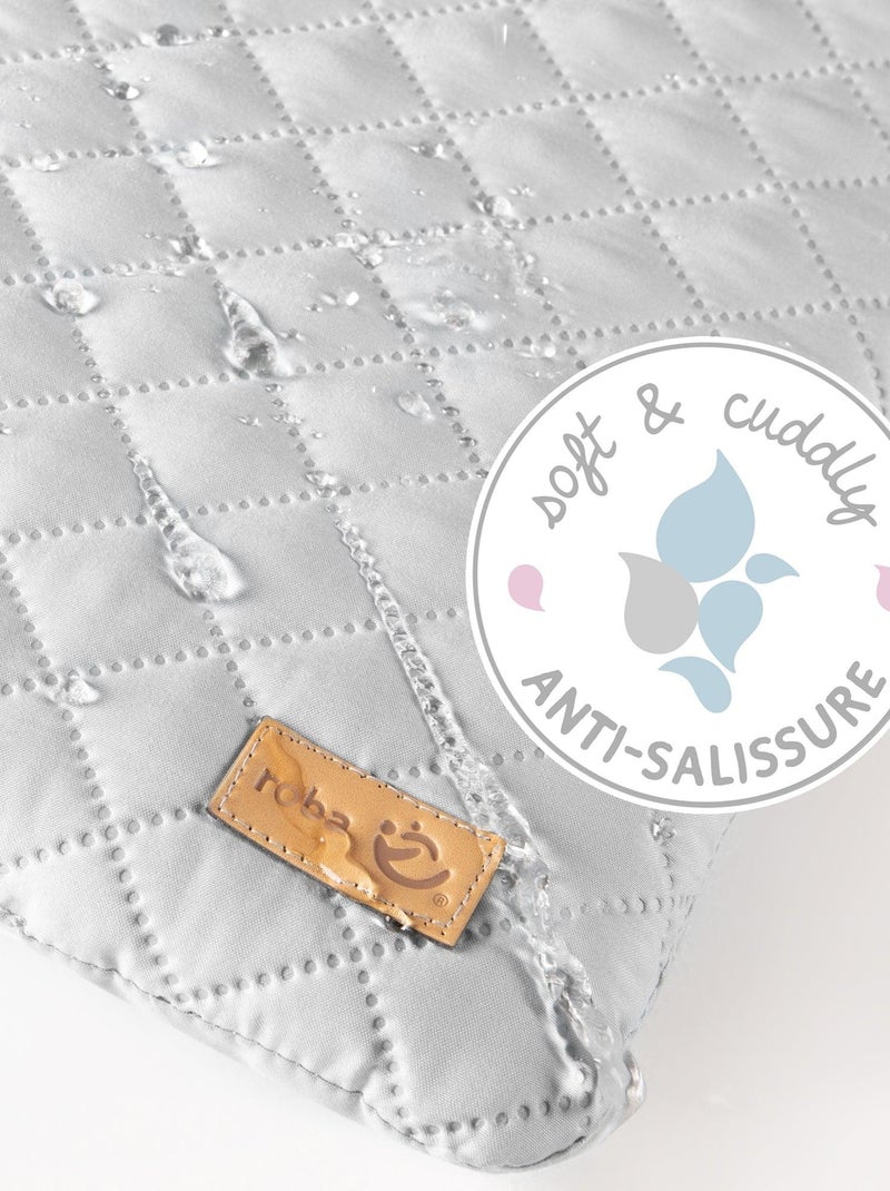 Plan à langer à poser sur lit bébé + matelas déperlant - ROBA 'roba Style' Blanc - Kiabi