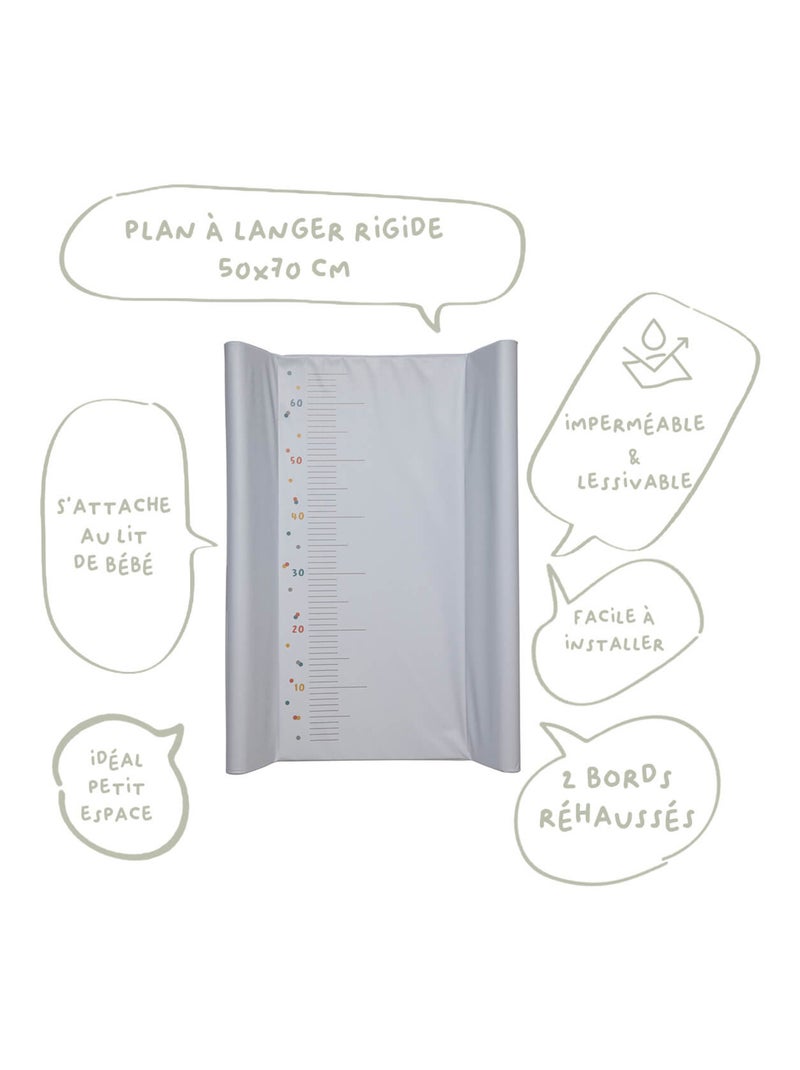 Plan à langer Naissance en PVC Toise - Pois - Babycalin Multicolore - Kiabi