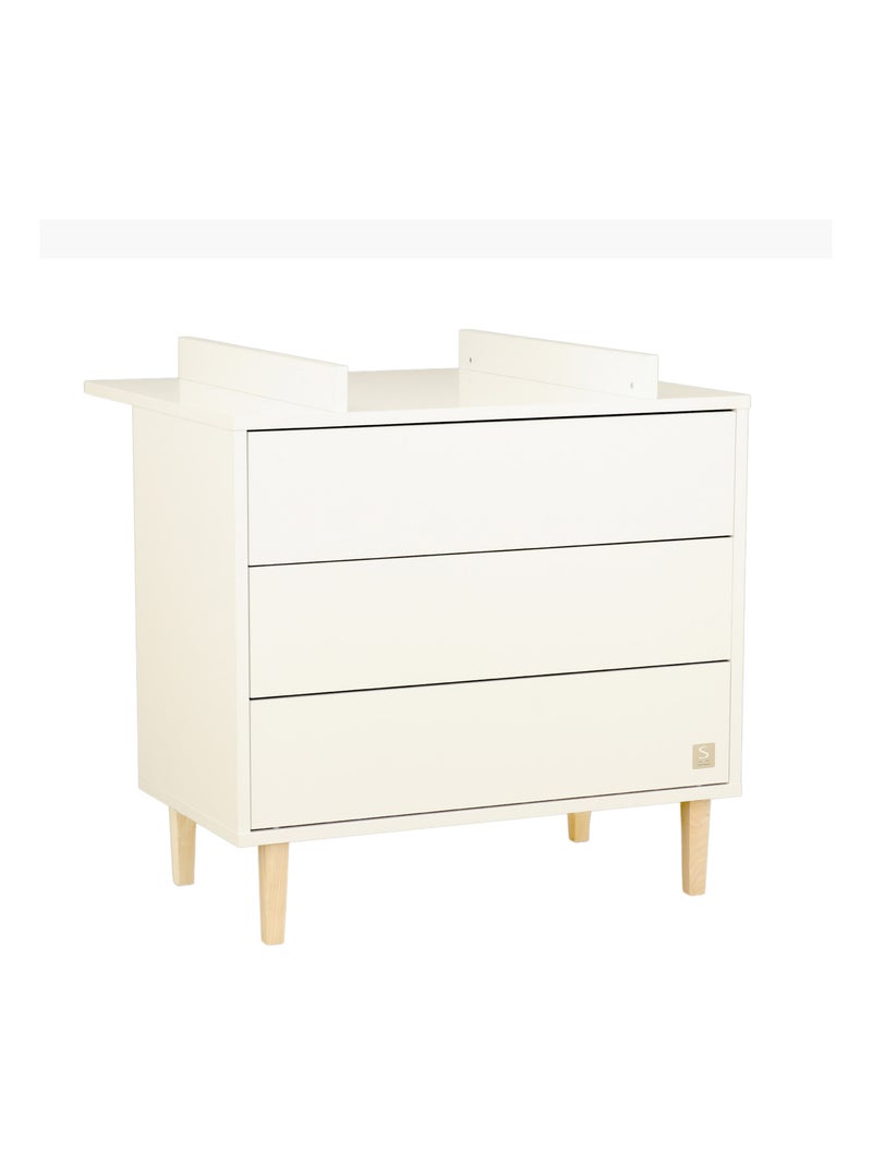 Plan à langer pour commode 3 tiroirs - sauthon Blanc - Kiabi